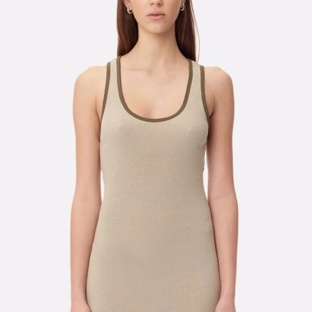 John Elliott Silk Rib Midi Dress